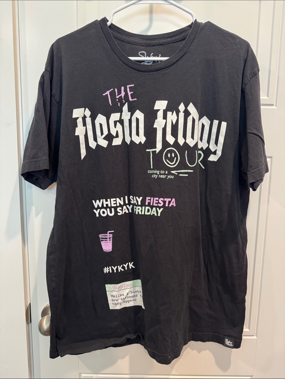 The Fiesta Friday Tour Graphic Tee - Black